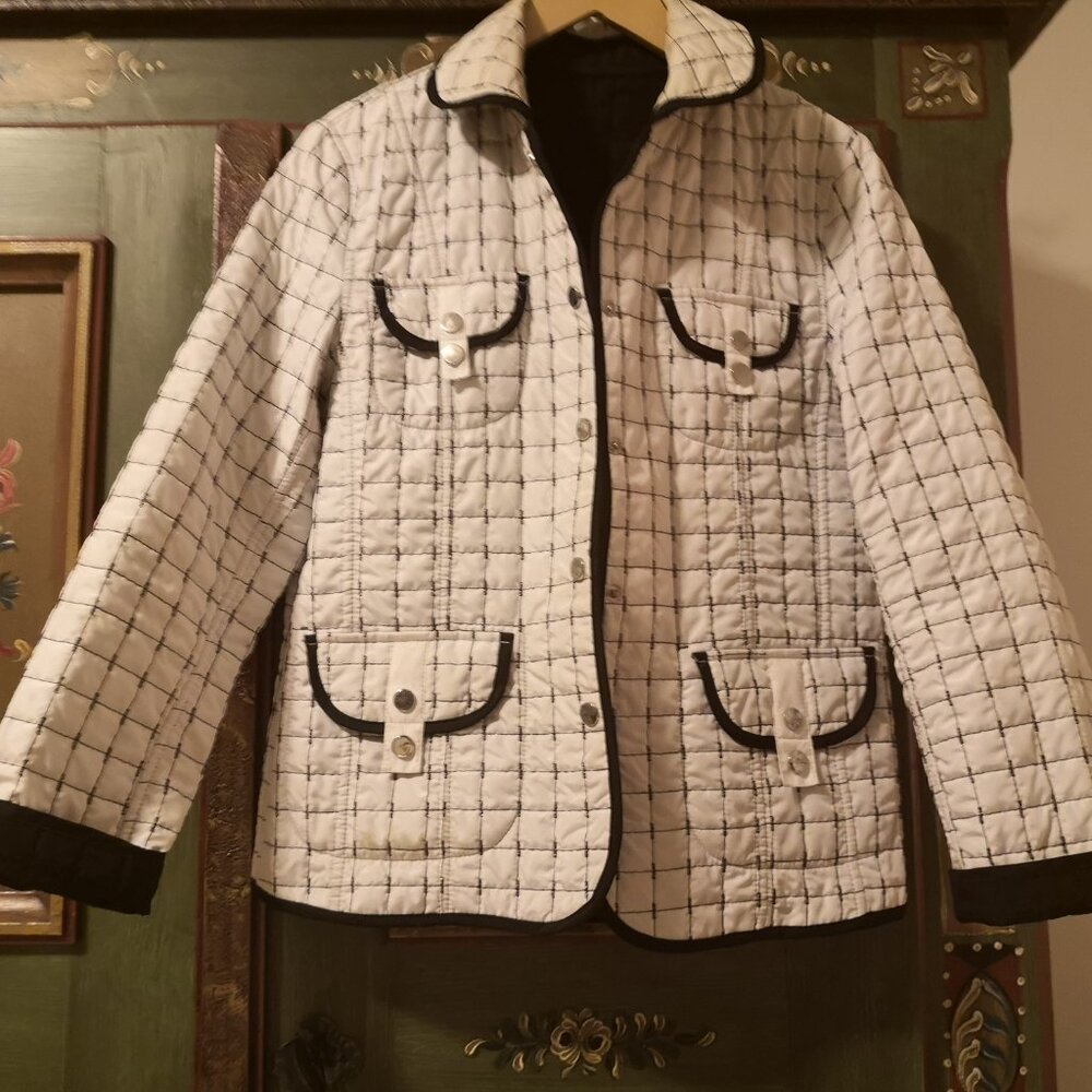 Reversible Jacket - Wear it white or black, your choice -  Spring / Summer